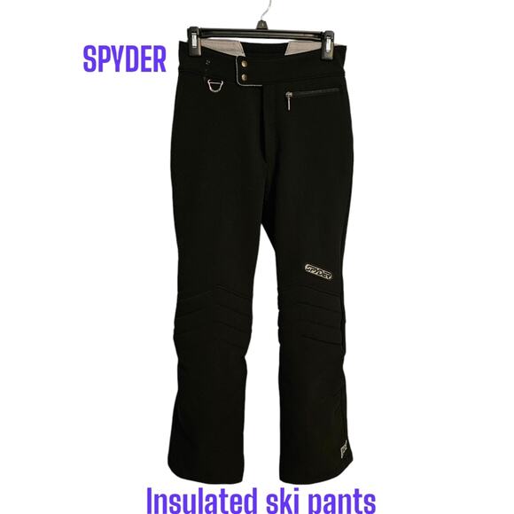 Spyder woman's insulated ski pants with padded knees - Picture 1 of 8